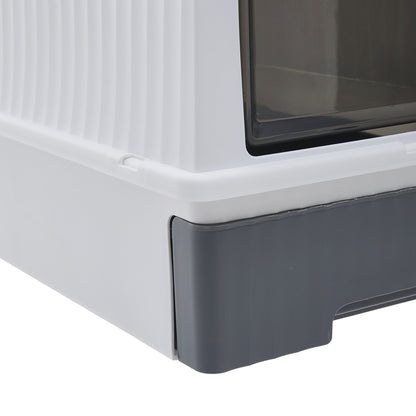 Fully Enclosed Cat Litter Box with UV Sterilization