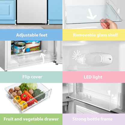 174L Freestanding Low Frost Fridge Freezer
