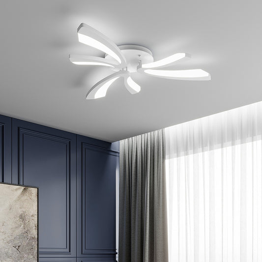 Unique V-Shaped LED Semi Flush Ceiling Light