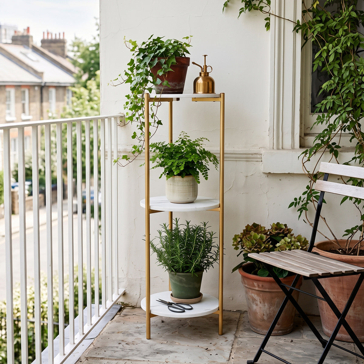 3-Tier Tall Plant Stand Side Table