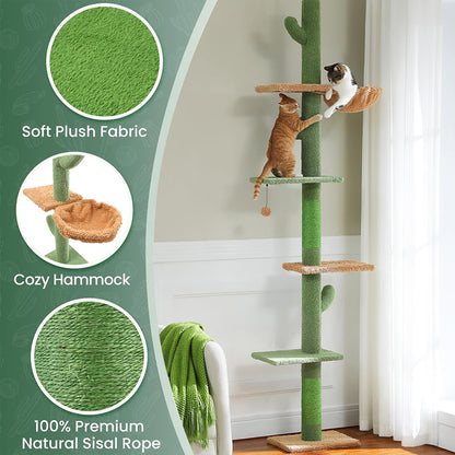 Cactus Scratching Post Cat Tree