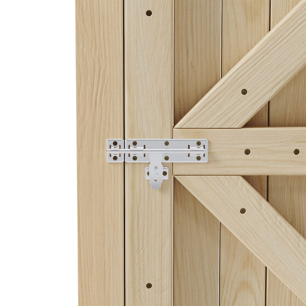 75cm W Arched Wooden Heavy-Duty Garden Gate 180cm H