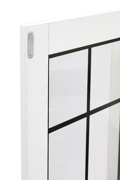 Electric Fireplace TV Stand with Glass Door Storage