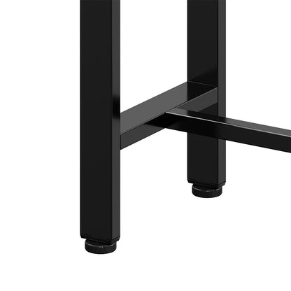 Slim Console Table Entryway 2-Tier Table with Adjustable Feet