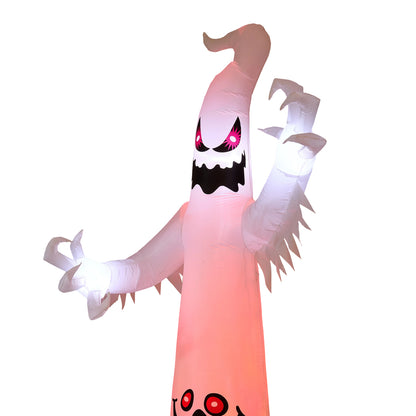 7 FT Halloween Inflatable Ghost with LED Lights