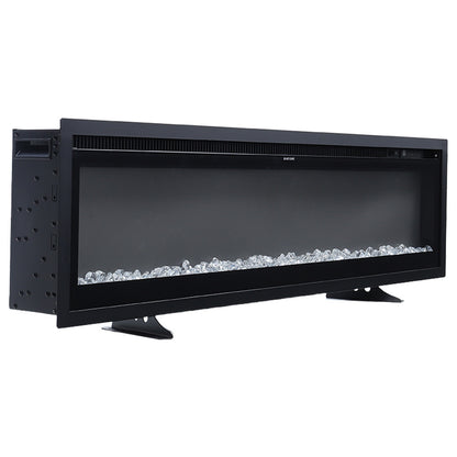 40/50/60 Inch Wall Mounted Electric LED Fireplace Fire Heater