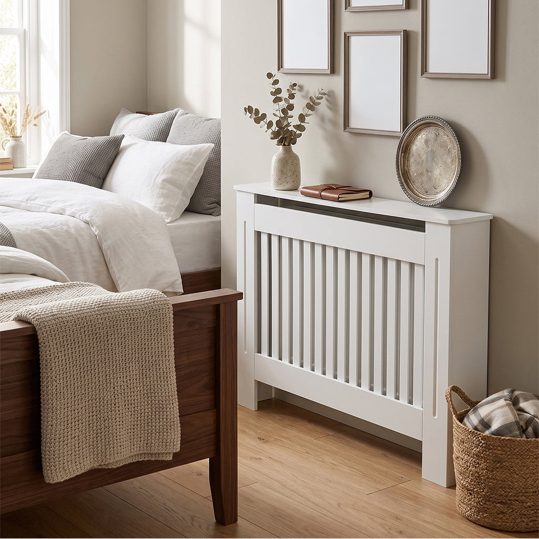 Modern Vertical Slat Radiator Cover
