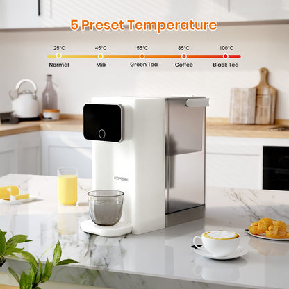 2000W Instant Hot Water Dispenser with Removable 3L Tank and Drip Tray