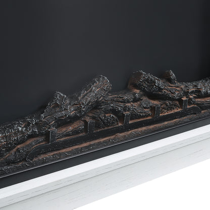 Insert Electric Fireplace TV Stand with Timer and Remote