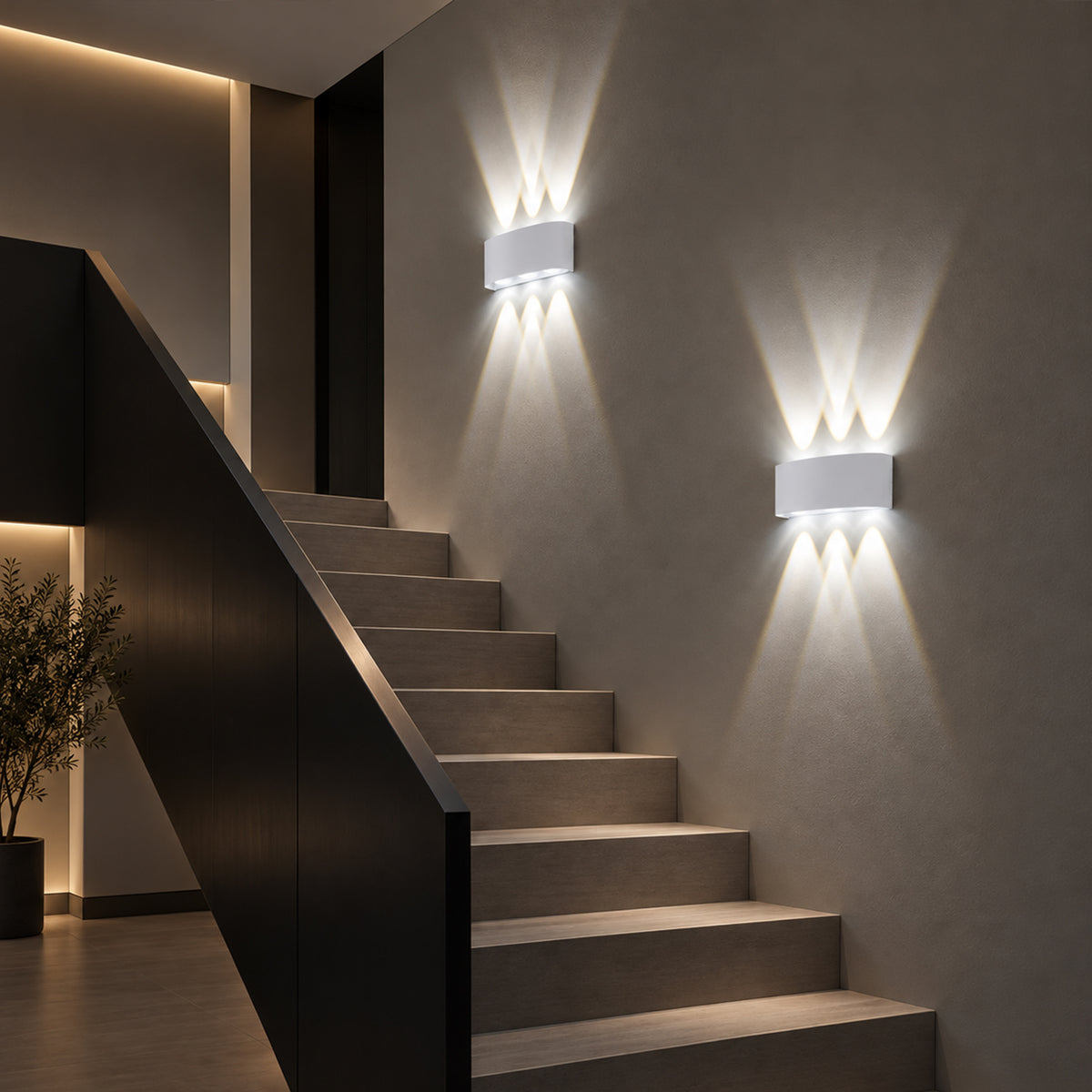 6W Warm LED Up and Down Wall Light for Indoor & Outdoor