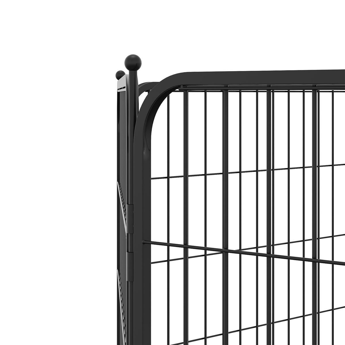 8-Panel Metal Pet Playpen with Gate