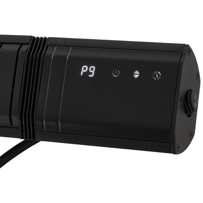 3000W Wall-Mounted Infrared Patio Heater with 9 Temperature Settings & 24H Timer