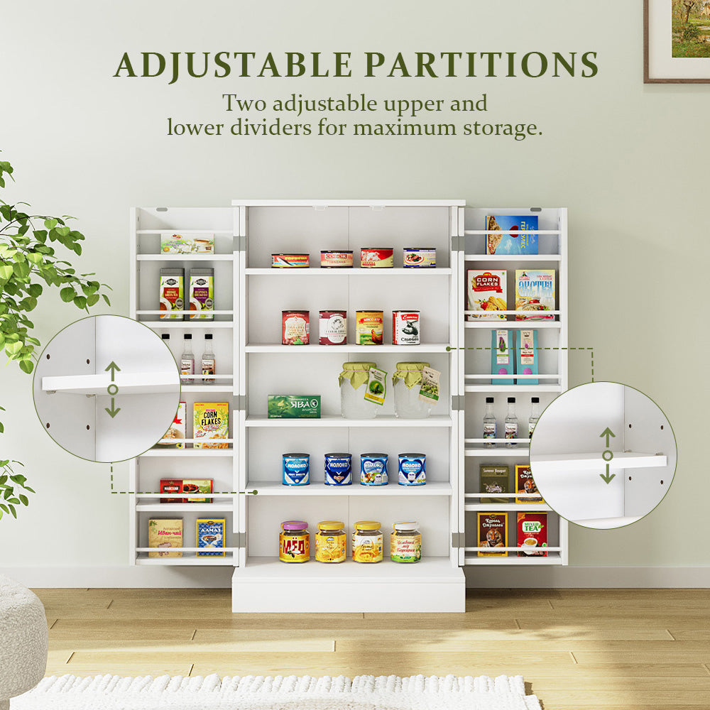 Freestanding Kitchen Pantry Storage Cabinet