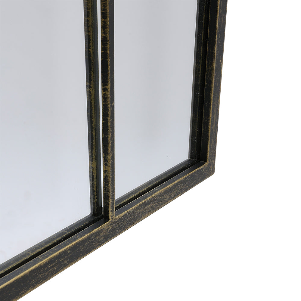 Framed Arched Wall Mirror for Decor
