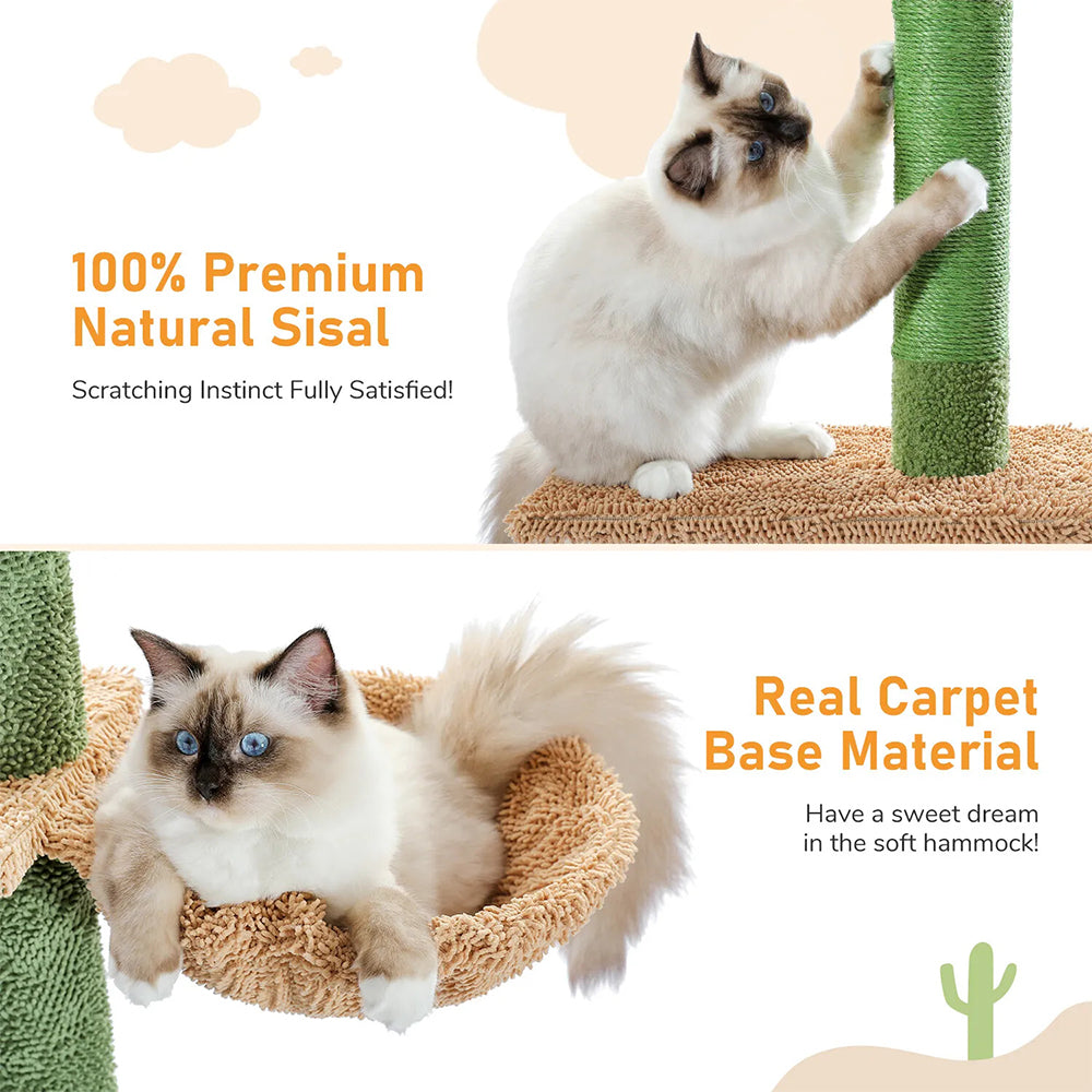 Cactus Scratching Post Cat Tree