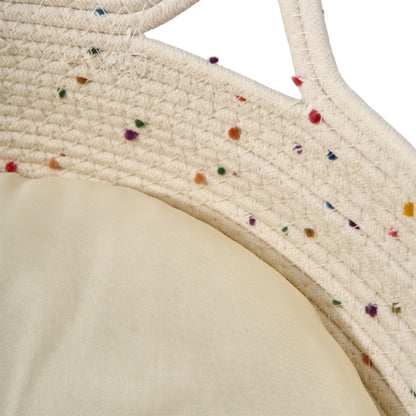 Cotton Rope Pet Bed with Cushion