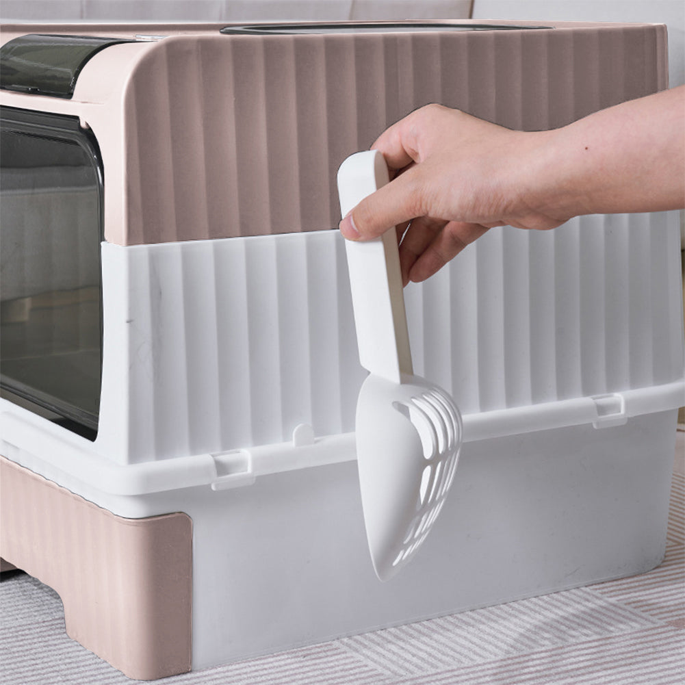 Fully Enclosed Cat Litter Box with UV Sterilization