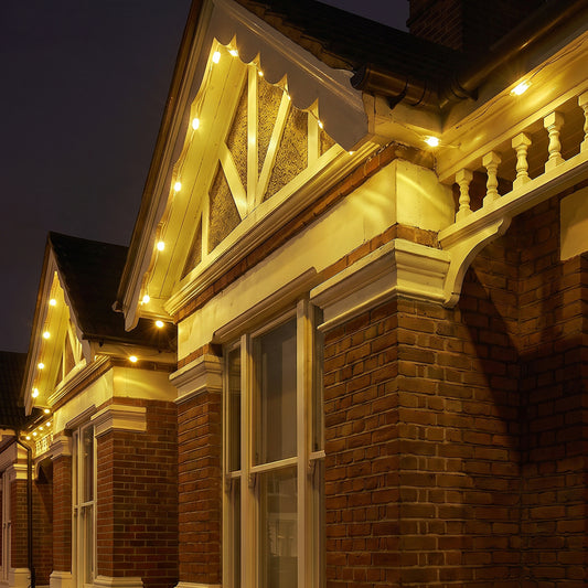 98ft Waterproof Permanent Outdoor Eaves Lights with APP/Remote Control