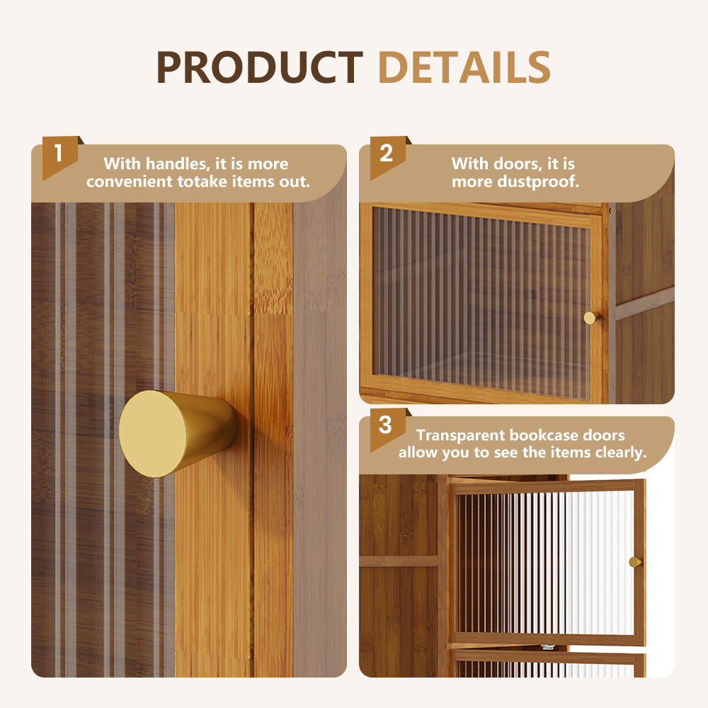Versatile 4-Tier Storage Cabinet