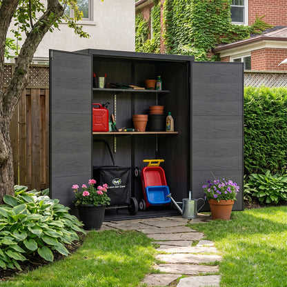 5x3 FT Outdoor Garden Tool Storage Shed