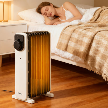 2300W 11-Fin Oil Filled Radiator Electric Heater