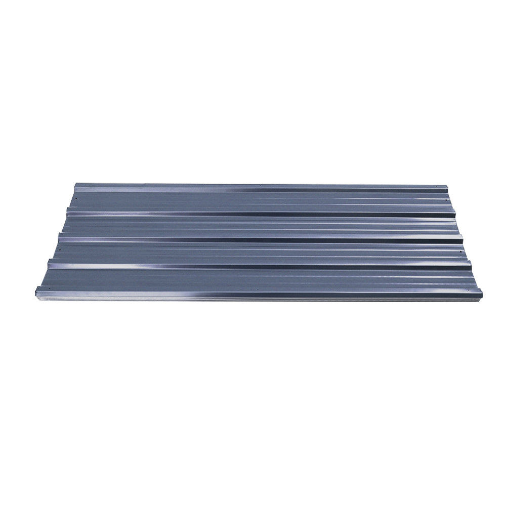 Set of 12 Steel Corrugated Panels