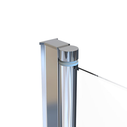 180 Degree Rotation Over Bath Shower Screen With Handle