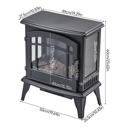 Freestanding Electric Fireplace Stove