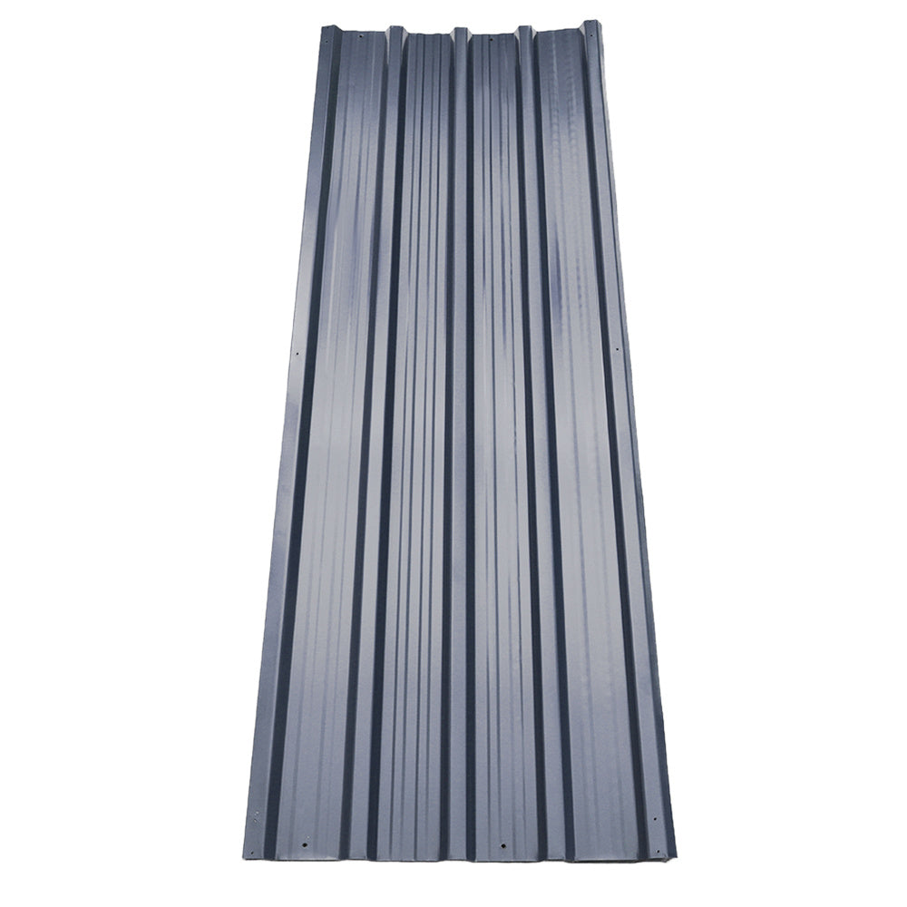 Set of 12 Steel Corrugated Panels