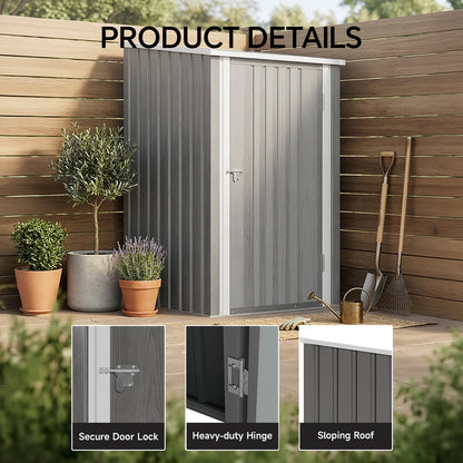 3 x 3FT Outdoor Metal Garden Storage Shed