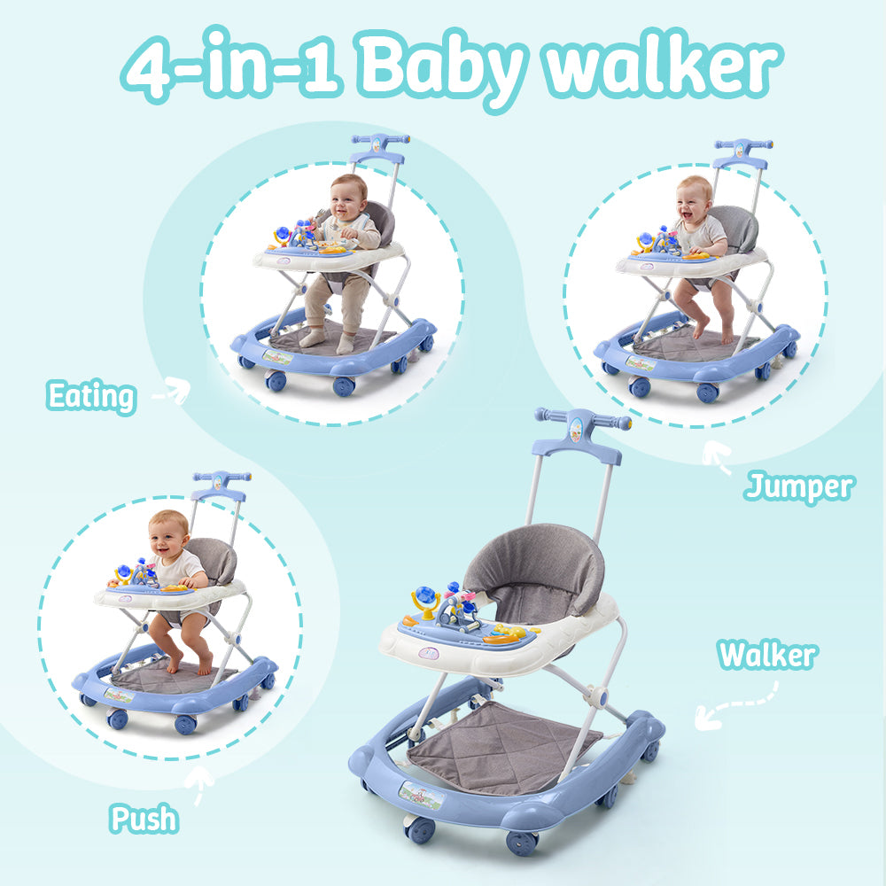 Foldable & Adjustable Baby Walker