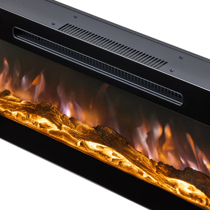 40–70 Inch Smart Electric Fireplace with 12 Flame Colours