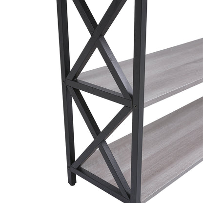 Narrow Wooden Console Table with Drawers