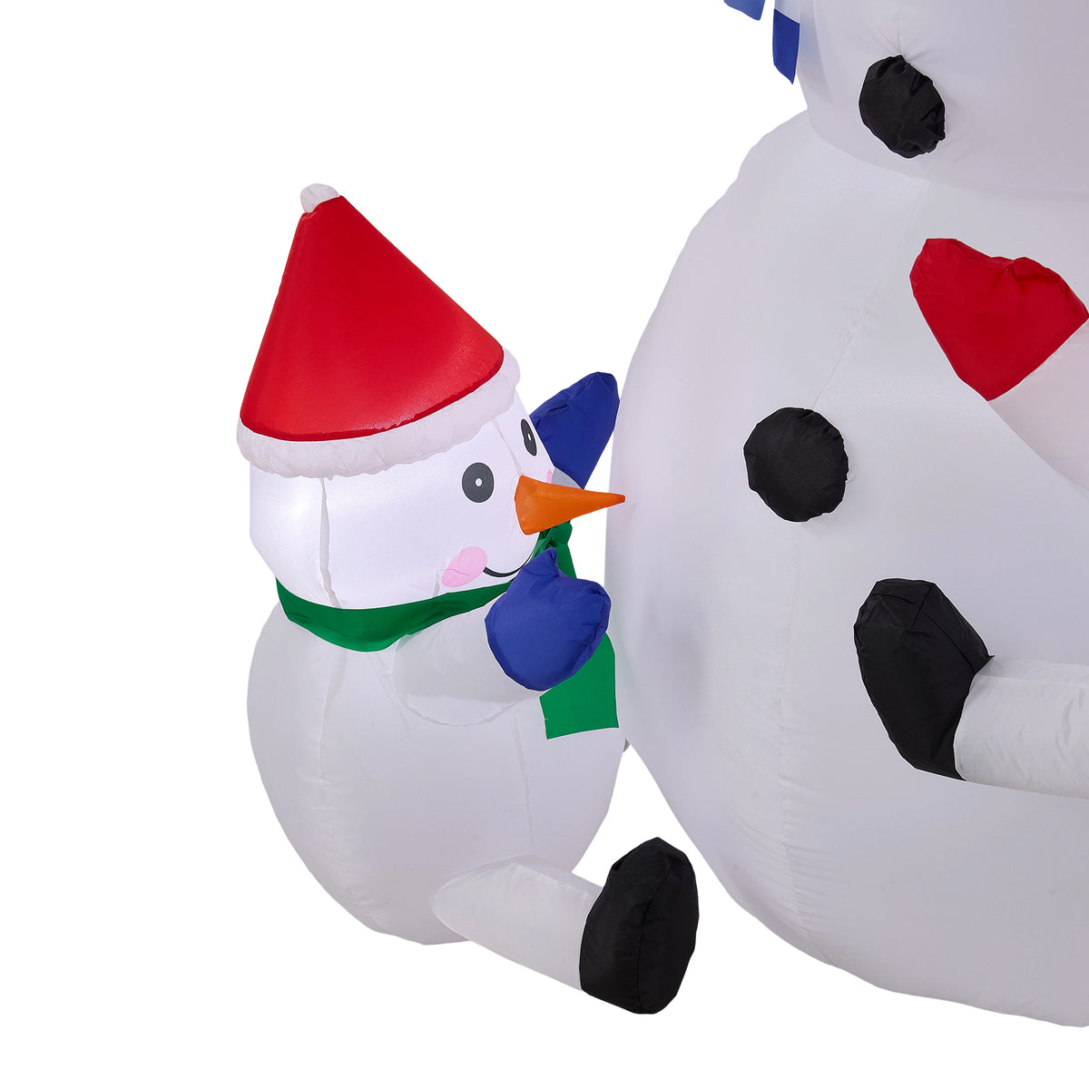 2.1m Christmas Inflatable Snowman Family with LED Lights