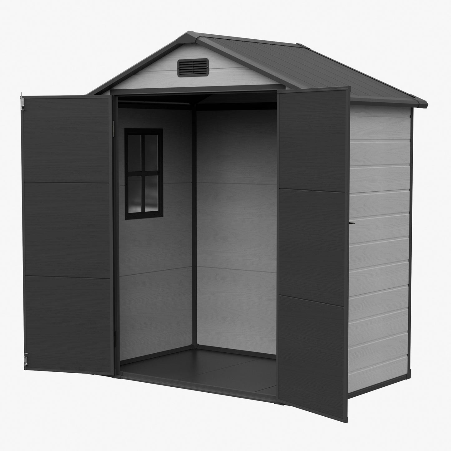 6 x 4 FT Garden Plastic Storage Shed
