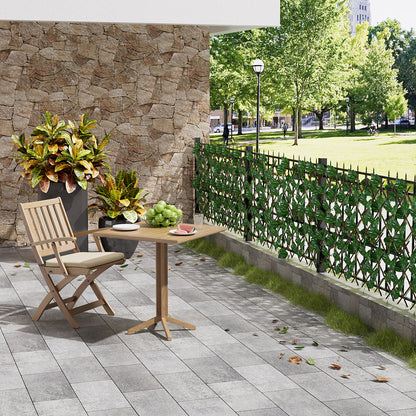 Grape Leaf Artificial Hedge Panel