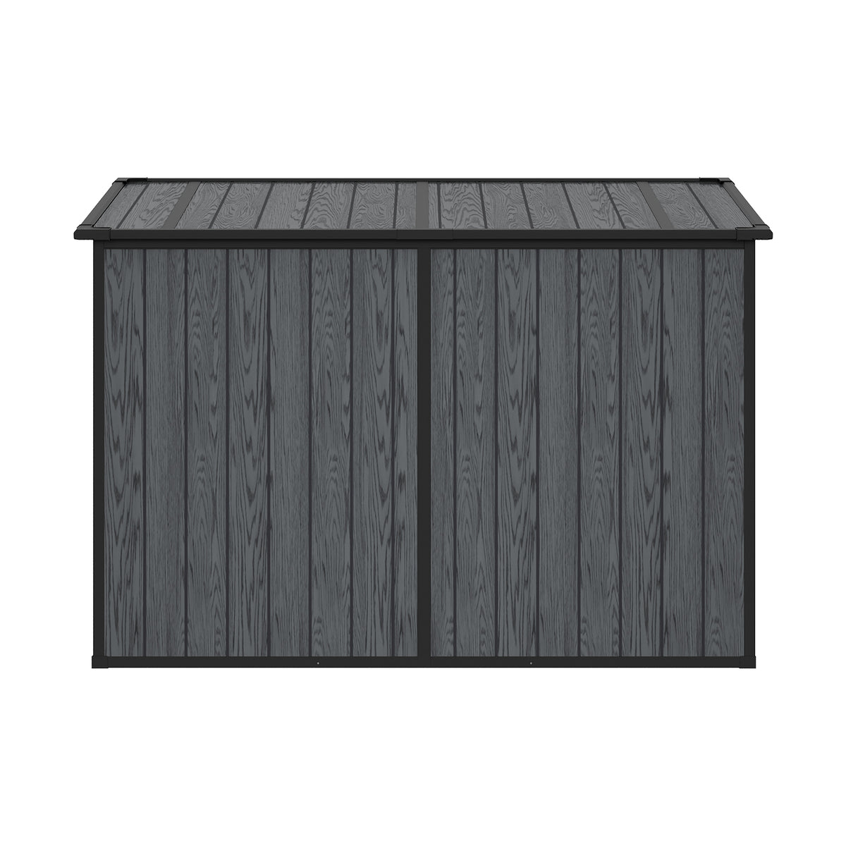 8 x 4 ft Plastic Garden Storage Shed with Pent Roof & Double Doors