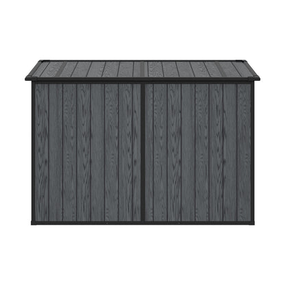 8 x 4 ft Plastic Garden Storage Shed with Pent Roof & Double Doors