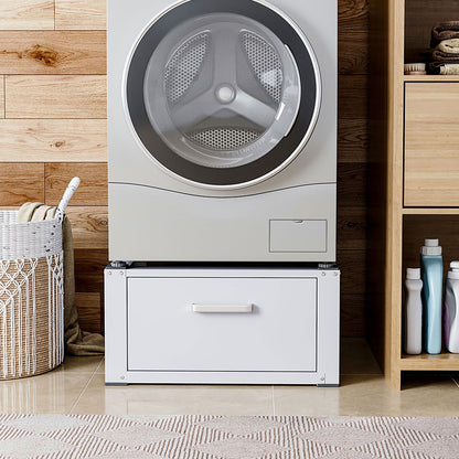 Washing Machine Dryer Pedestal with Drawer