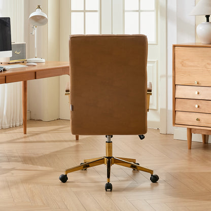 PU Leather Office Chair with Castors