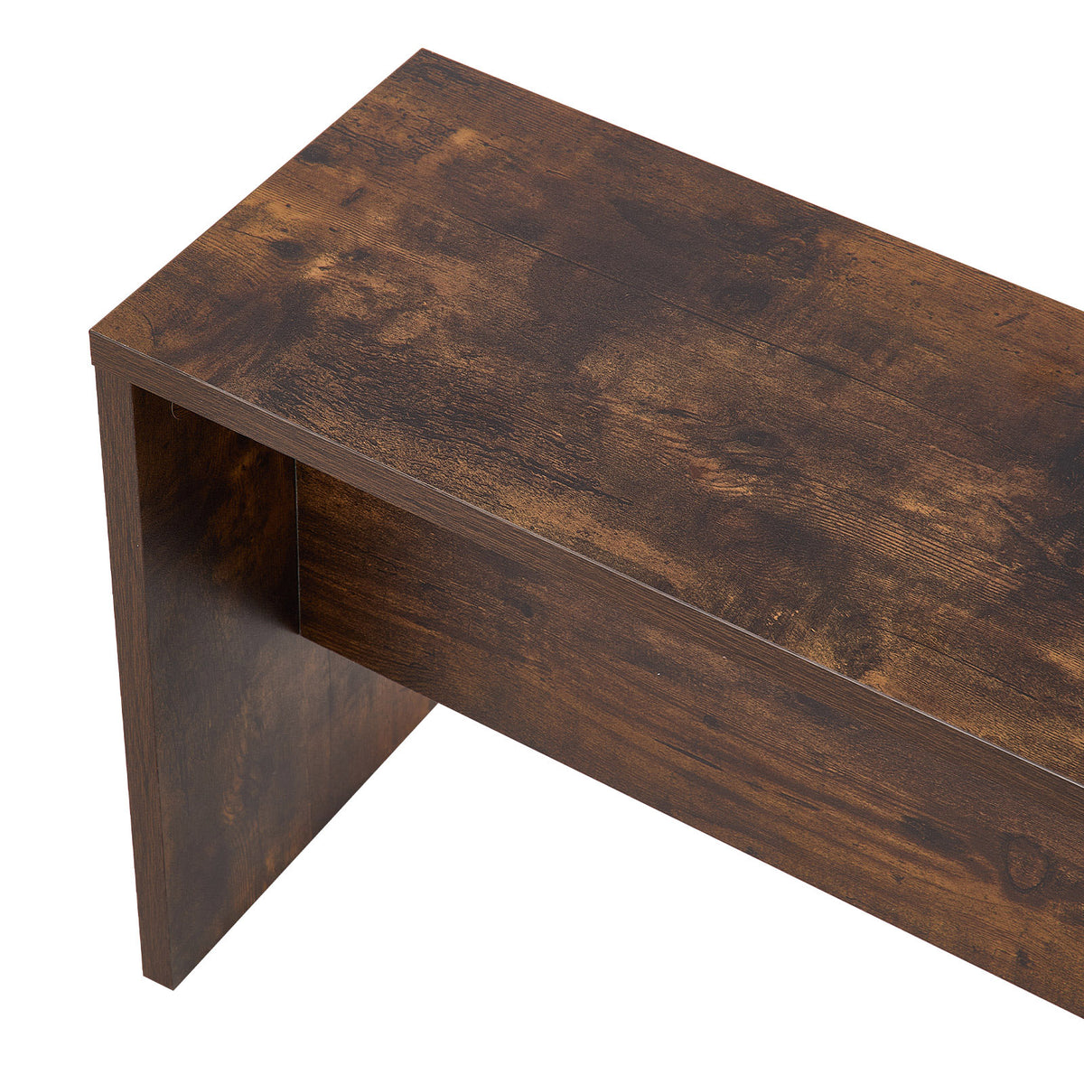 Retro Dining Table Set with 2 Stools