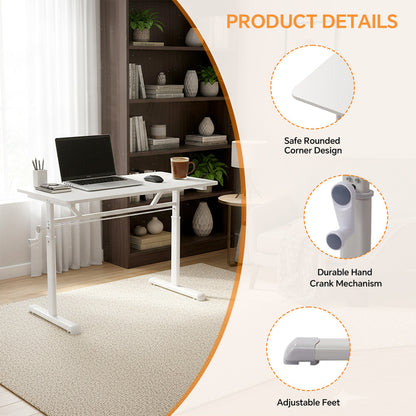 Adjustable Sit-Stand Desk for Home Office