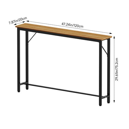 Slim Console Table Entryway Table with Adjustable Feet