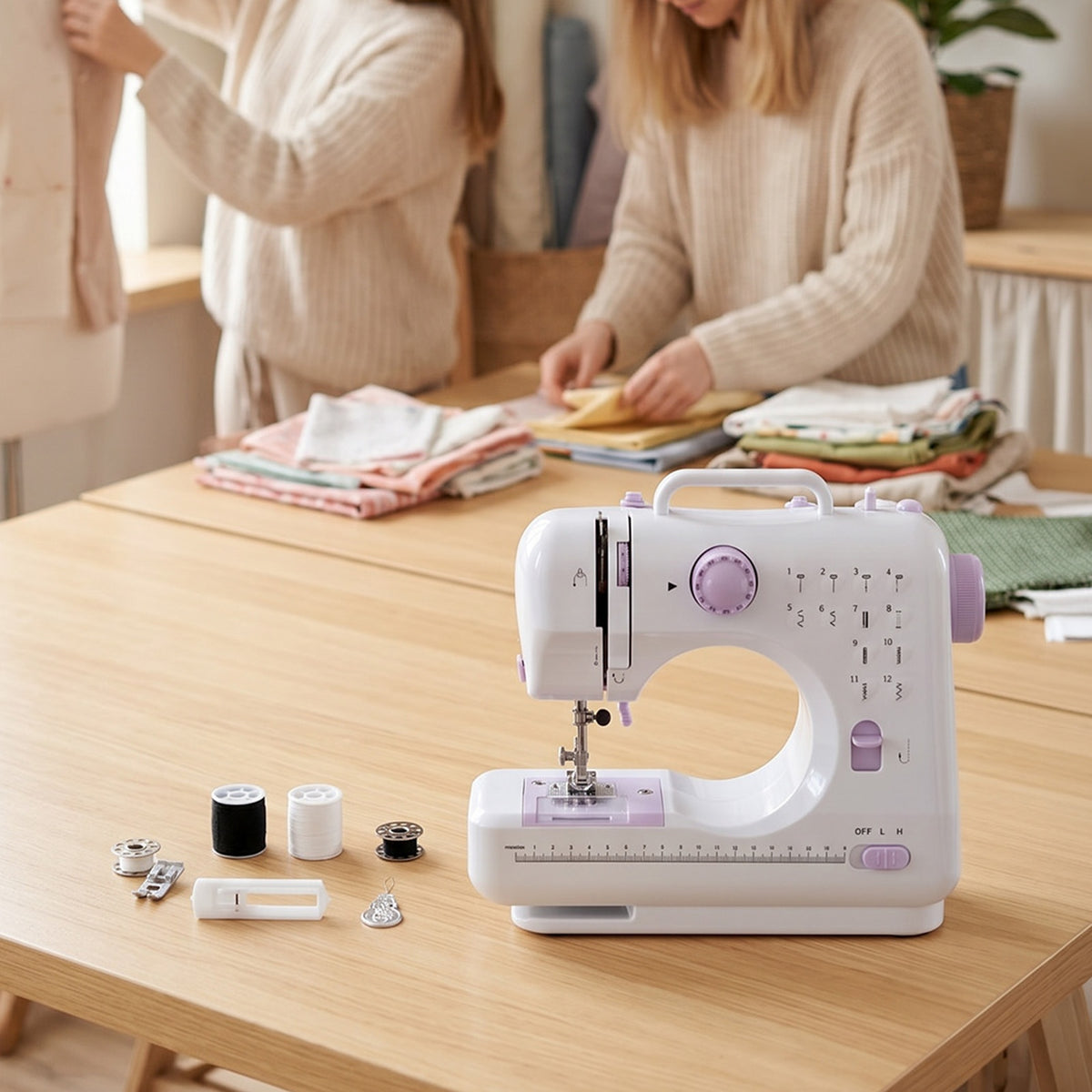Portable Mini Sewing Machine with 12 Stitches