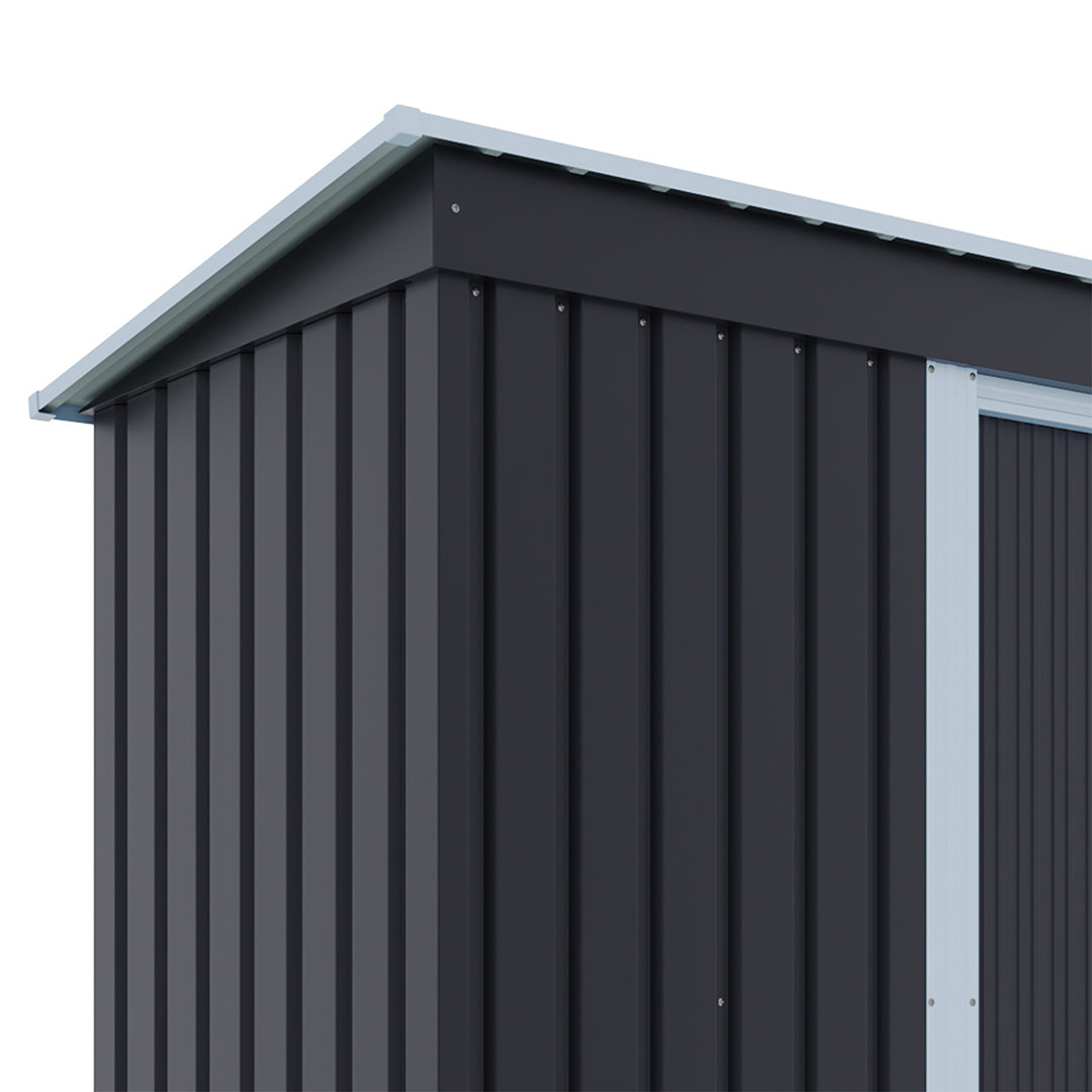 3 x 5FT Outdoor Metal Storage Shed with Lockable Door