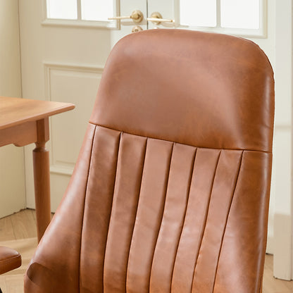 Mid-Century Modern Office Chair with Casters
