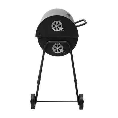 Outdoor Garden Charcoal Smoker BBQ Grill with Wheels