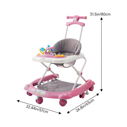 Foldable & Adjustable Baby Walker