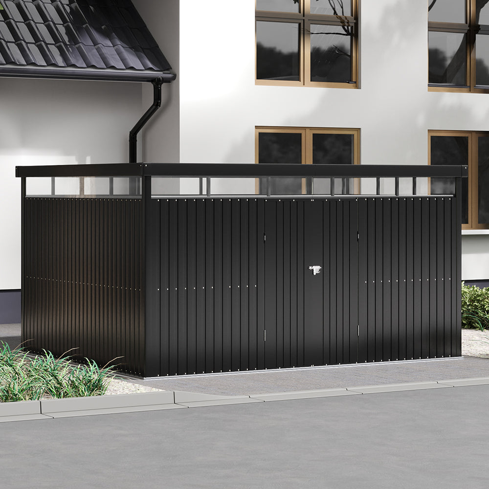 13x10FT Metal Garden Shed with Double Doors