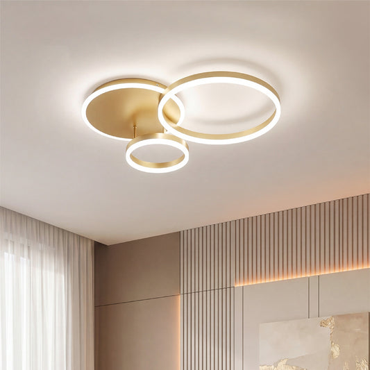 Classic Golden Loops Energy Efficient LED Ceiling Light
